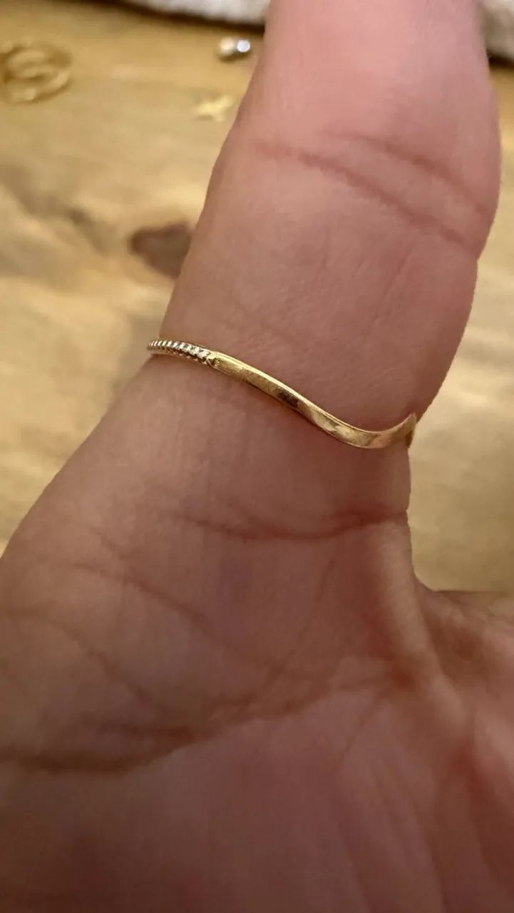 Anel ouro 18k - Foto 3