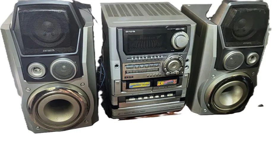 Mini System Aiwa NSX-T96. Completo com controle e antena - Foto 5