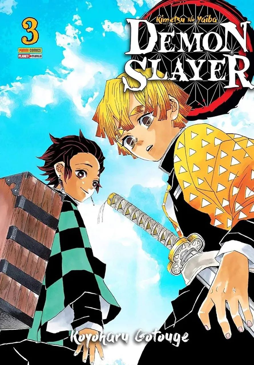 Livro mangá Demon Slayer 3