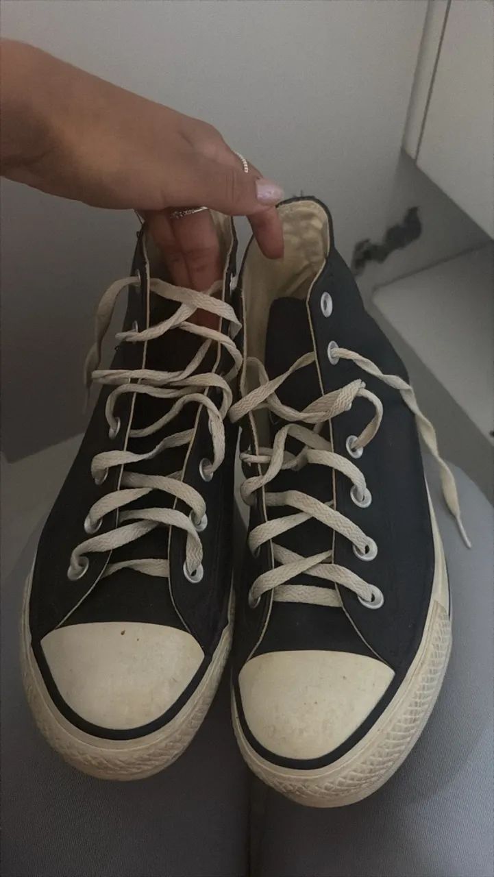 All star couro plataforma  - Foto 2