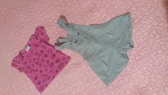 Roupas de menina M/ G 1ano / calçados tbm - Foto 4