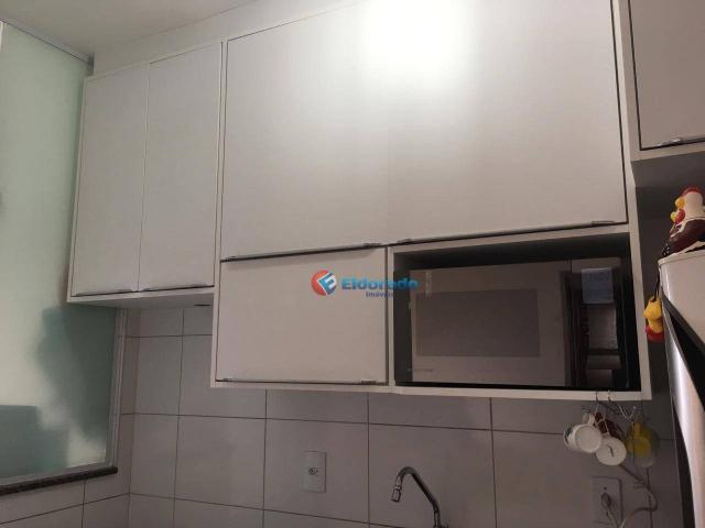 Apartamento com 2 dormitórios à venda, 61 m² por r$ 255.000 - parque dos pinheiros - nova - Foto 17