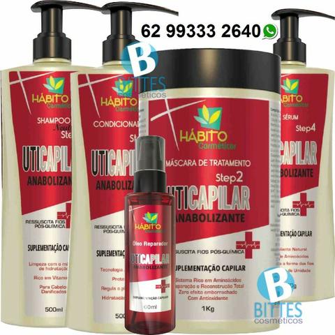 Kit Tratamento Pós Química Completo com óleo reparador
