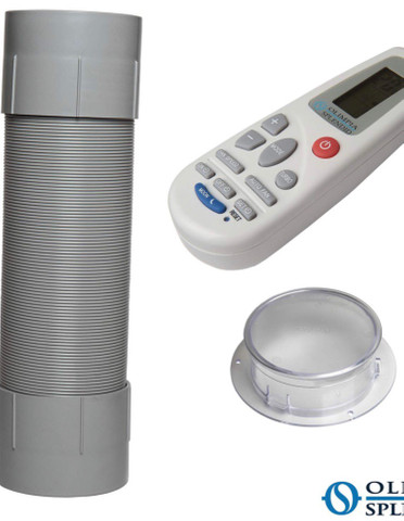 Ar condicionado Olimpia Splendid PIU portátil frio 12000BTU/h branco 220V Silent - Foto 3