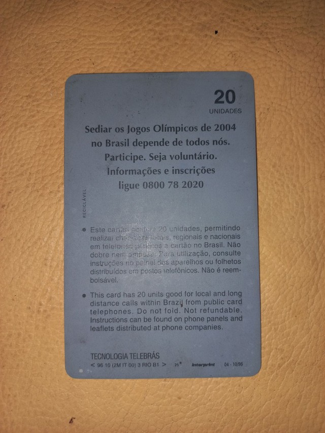 Cartão telefônico  - Foto 4