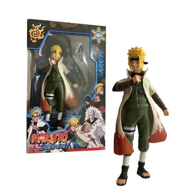 Naruto Action Figure Japonês NOVO Naruto Quarto Hokage Yondaime Namikaze  Minato Kunai Com Couro Brinquedos Para Crianças Brinquedos 18CM Y200811 De  $98,09