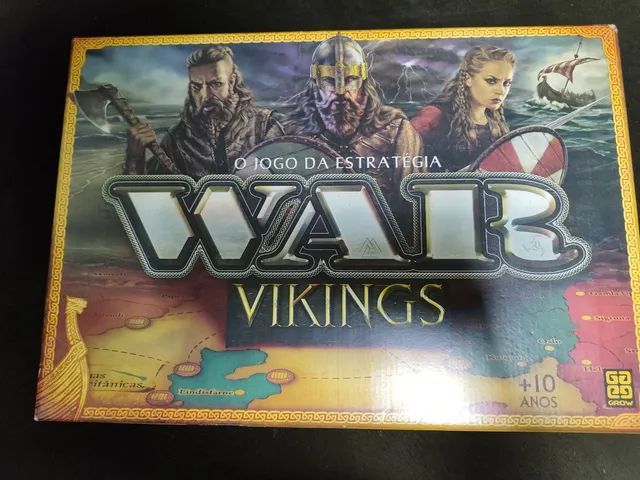 Jogo War Vikings Tabuleiro O Jogo da Estratégia - Grow