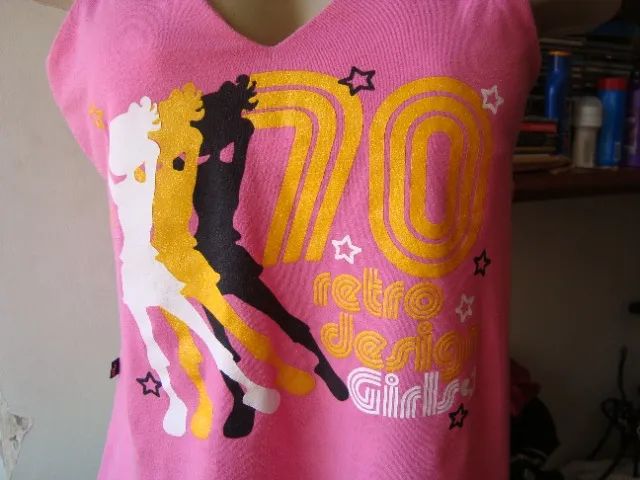 Blusa Bata Regata Rosa - Entre na onda rosa. - Foto 4