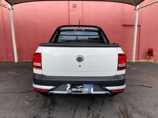 VISITANDO R$ 85.860 Volkswagen Saveiro Cross CD 2020 aro 15 Branco Cristal  MT5 1.6 16v Flex 120 cv 