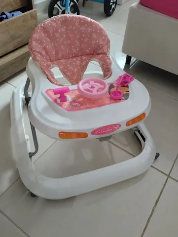 Andador Tutti Baby Até 12Kg - Rosa Princesa