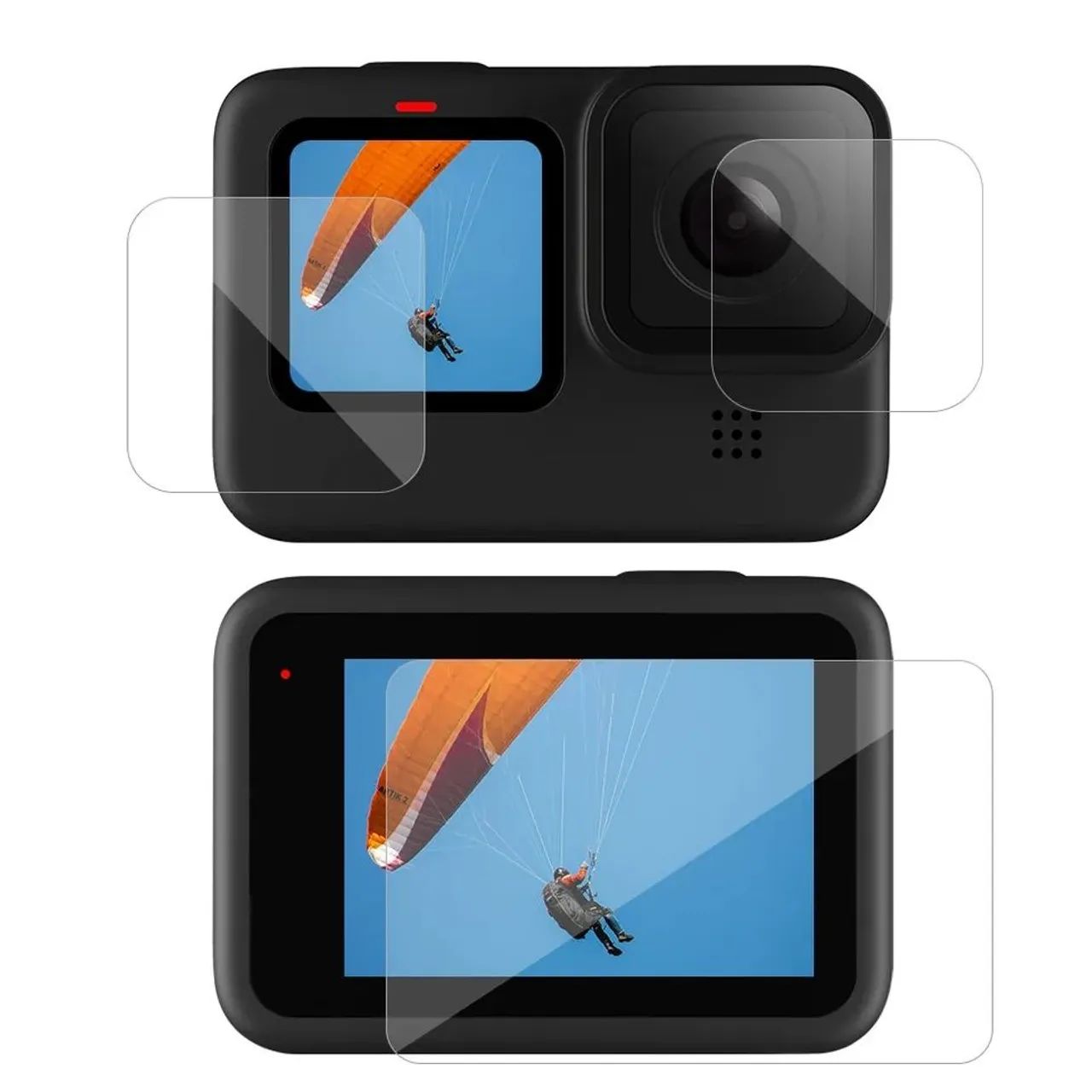 Película de vidro para GoPro Hero 9, 10, 11 e 12 