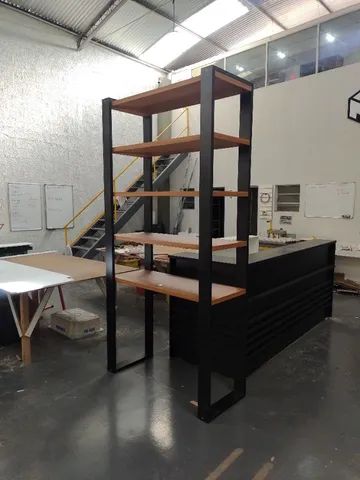 Estnte para escritorio modelo industrial - Foto 5