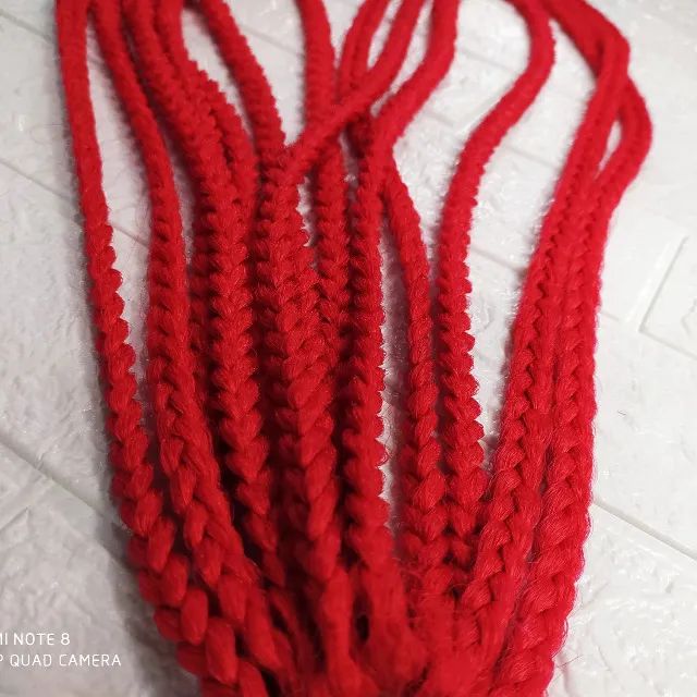 Kanekalon Jumbo Trançado - Cor ( Vermelho )