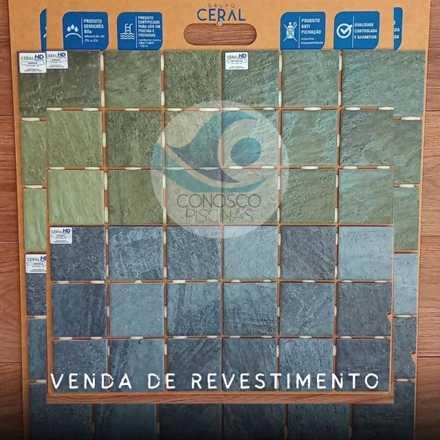 Revestimento para piscinas e fachadas-Linha MARES (Retirada em  Cordeirópolis Sp ou consul - Foto 2