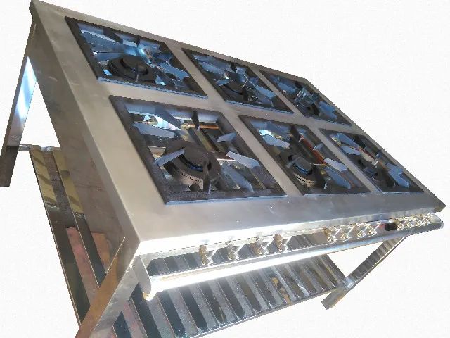 fogão industrial 4 bocas em aço inox - Foto 3