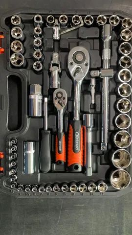 Kit Ferramentas Chave Soquetes Sextavados 108 Peças - Foto 5