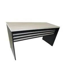 mesa reta pé tubular t