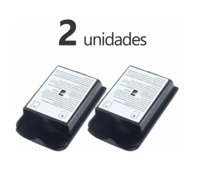 Par de tampas para pilha Xbox 360 - 02 Unidades