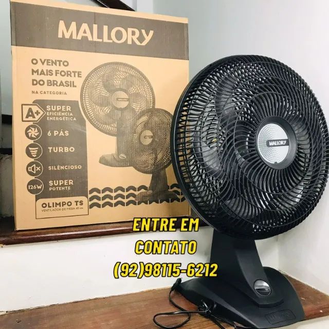 Ventilador Mallory 40Cm- Entregas 9h as 22h - Foto 4