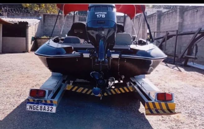 VENDO LANCHA QUEST 19 PÉS MOTOR EVENRUDE 175 Hp - Foto 7