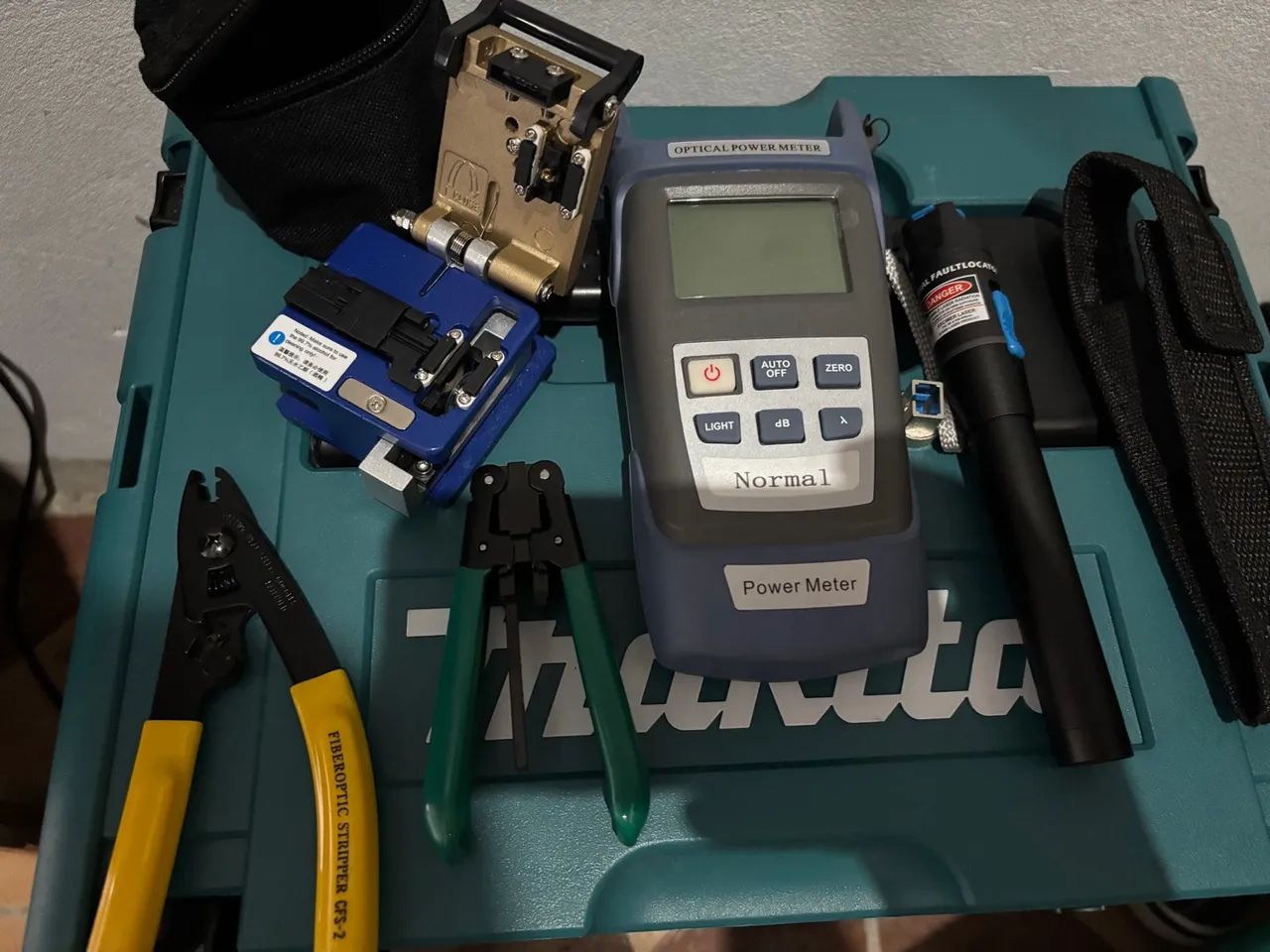 Kit de Ferramentas para Fibra Ótica