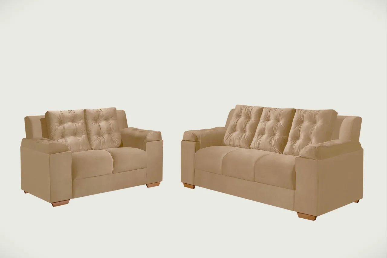 Sofá Conjunto 2x3 Lugares Bella s54 - Foto 3
