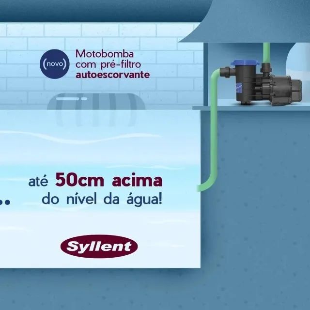 Bombas (novas) Pre-Filtro Autoescorvante silenciosas  Para Piscina  Syllent - Foto 2