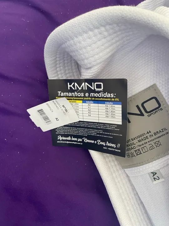 Kimono de Jiu-Jitsu, A2, NOVO - Foto 3