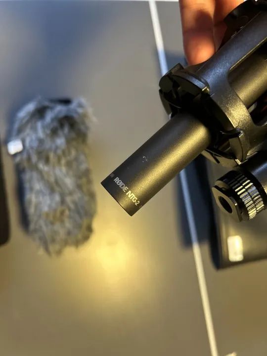 Microfone Boom Rode NTG2 completo