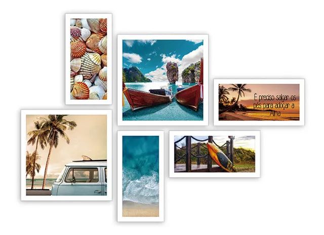 Conjunto de quadros  - Foto 2