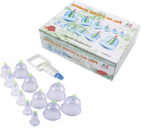 Kit com 12 Ventosas Massageador Estética z103 