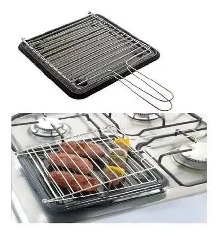 Chapa Grill Com Grelha Assa + Pratico Sem Oleo - Suzan - Foto 4