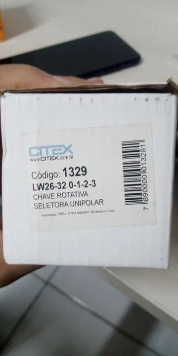 Chave Rotativa Seletora Unipolar Lw26-32 0-1-2-3  - Foto 4