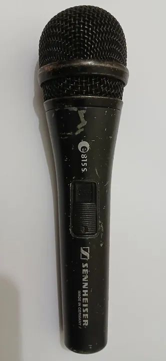 Microfone Sennheiser e815s com chave