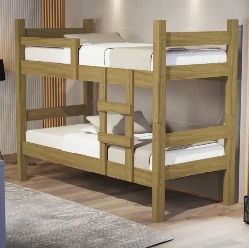 Beliche Letícia 100% MDF que Vira cama  - Foto 2