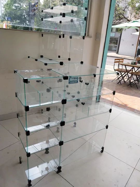 Móvel caixa e baleiro em vidro temperado  - Foto 3