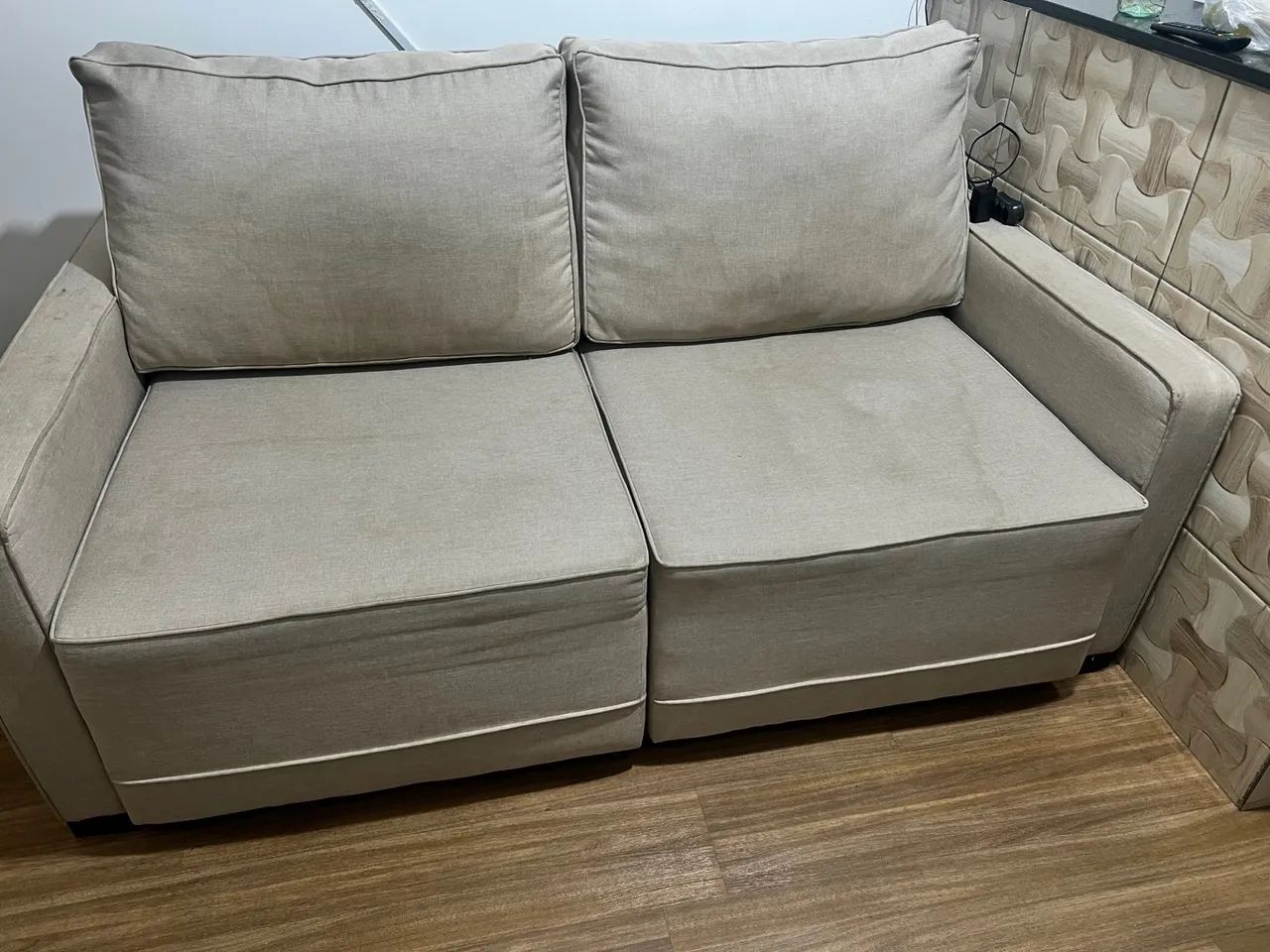 Sofá retrátil reclinável 2 lugares