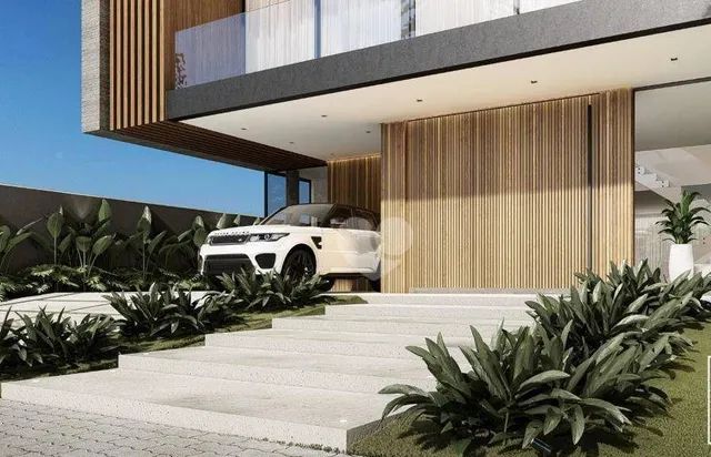 Condomínio Alphaville - Casa Triplex recém construída em projeto Contemporâneo com 5 Suíte - Foto 5