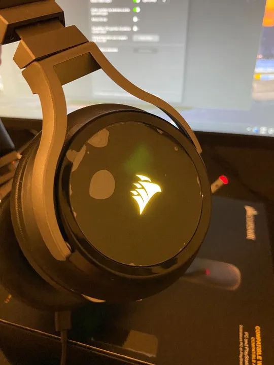 Headset Gamer Corsair Virtuoso RGB Wireless - Foto 5