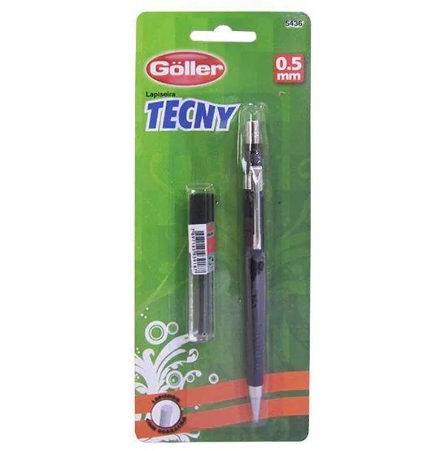 Lapiseira 0.5 Mm Com Grafite Tecny 5436 Goller - Foto 2