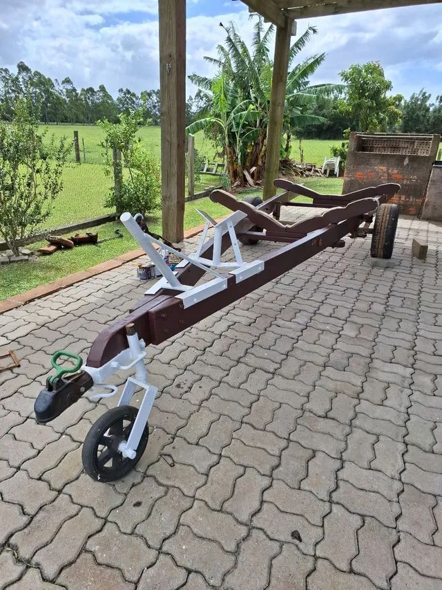 Lancha focker sea star 18 pes + reboque - Foto 5