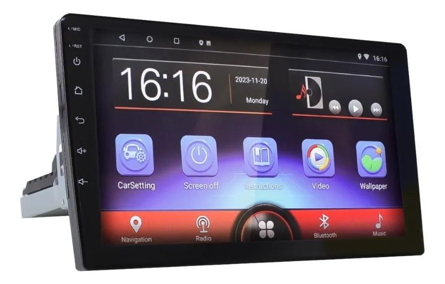 Multimídia 9? polegadas Android CarPlay 1 DIN 2/32G Knup KP-RA923