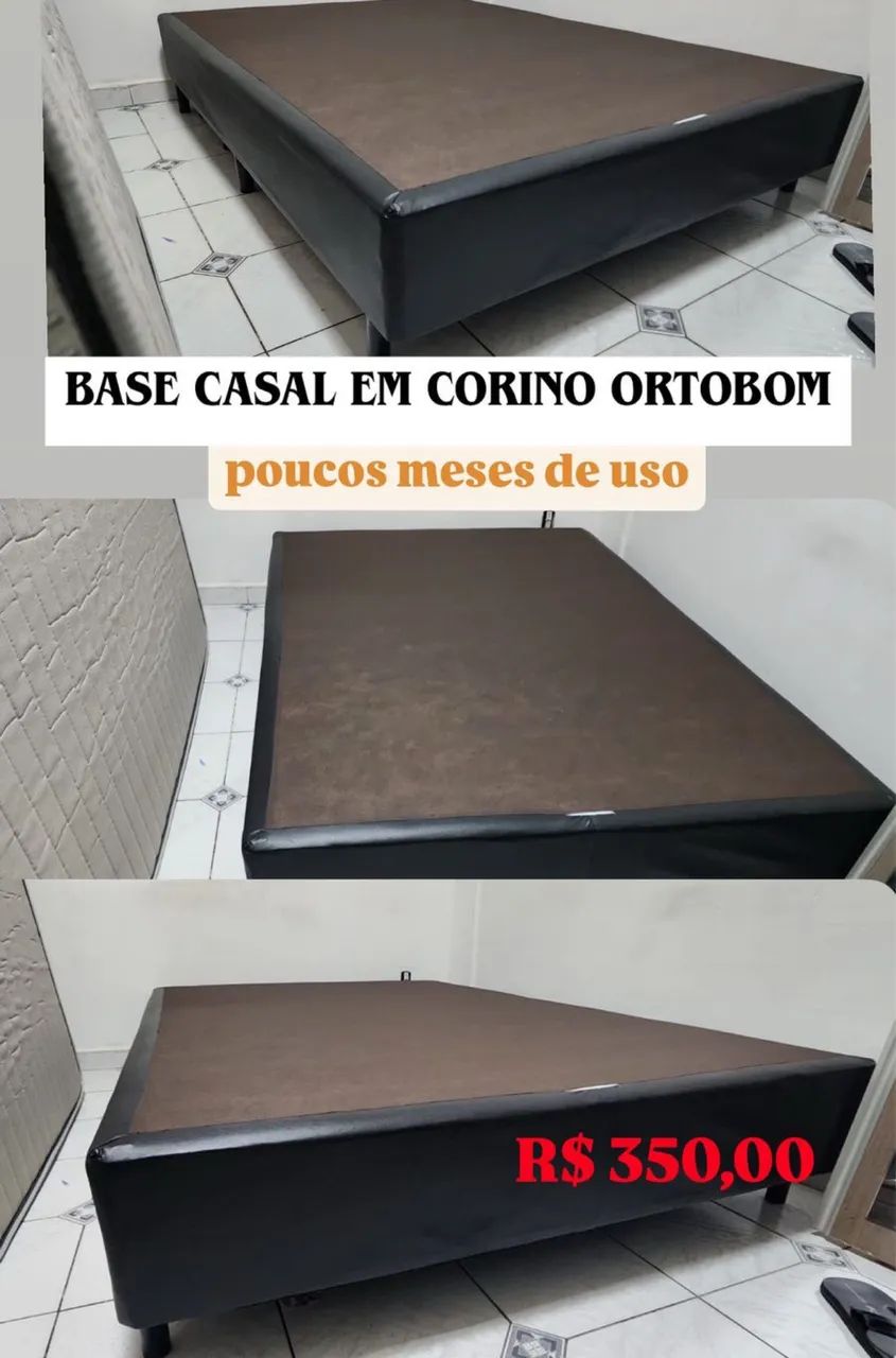 BASE CASAL CAMA BOX ORTOBOM