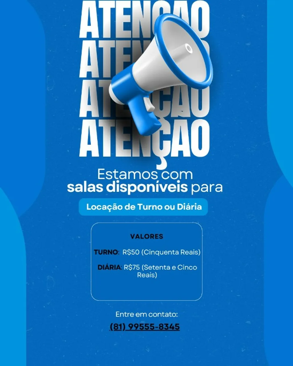 SALA DE ESCRITÓRIO PARA LOCAÇÃO - DIÁRIA E TURNO