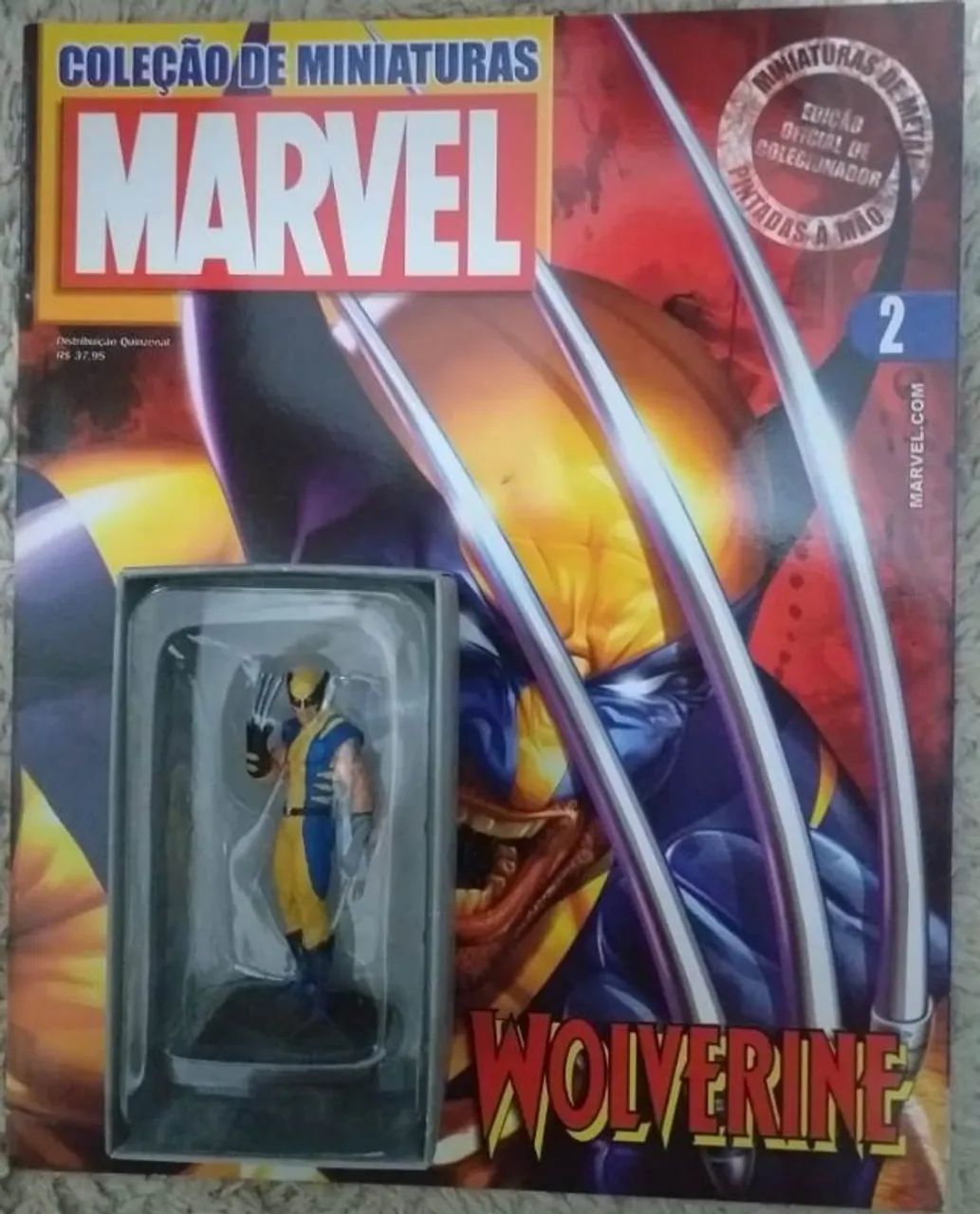 Wolverine - Coleção de Miniaturas Marvel Eaglemoss n. 02