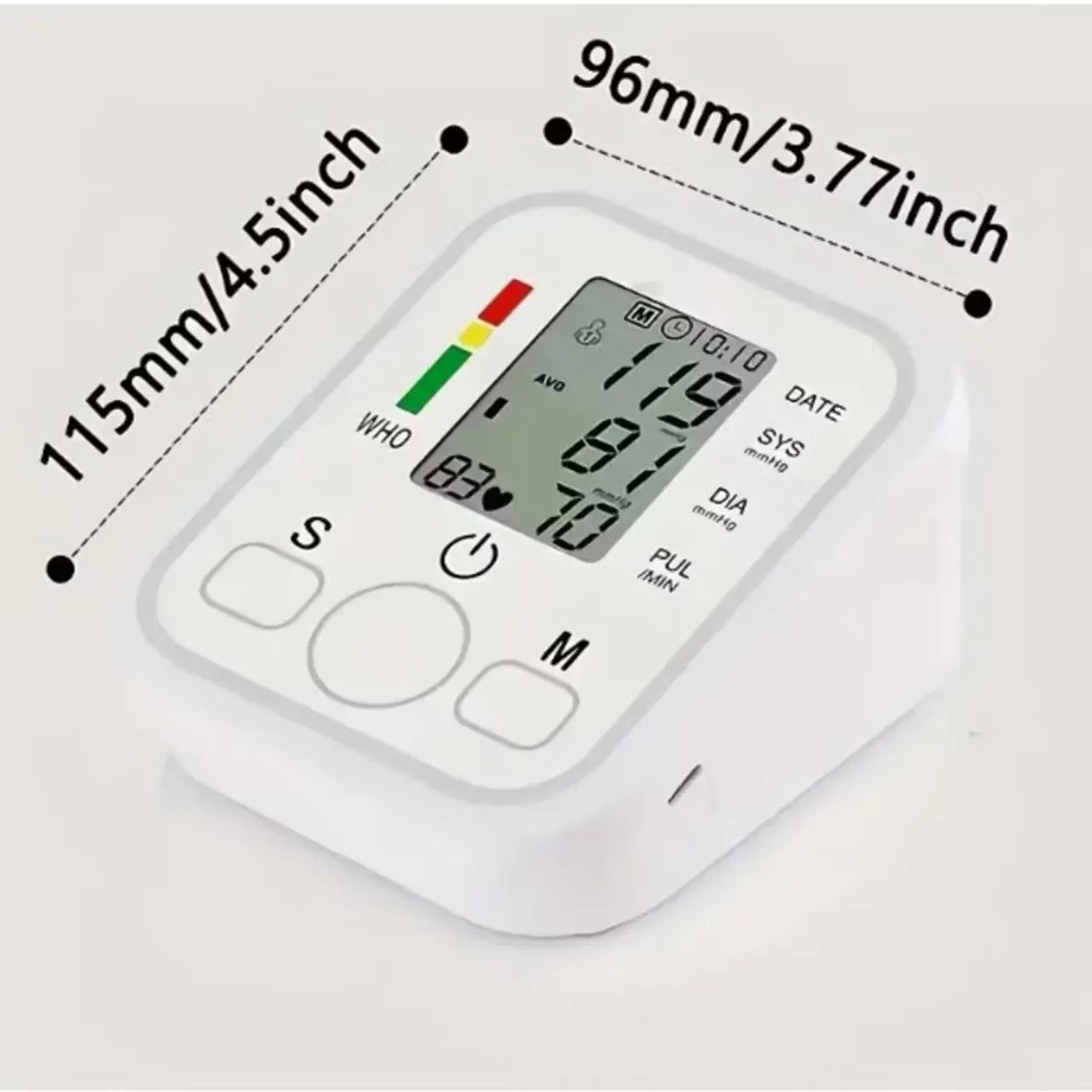 Medidor de pressão digital e frequência cardíaca   - Foto 3