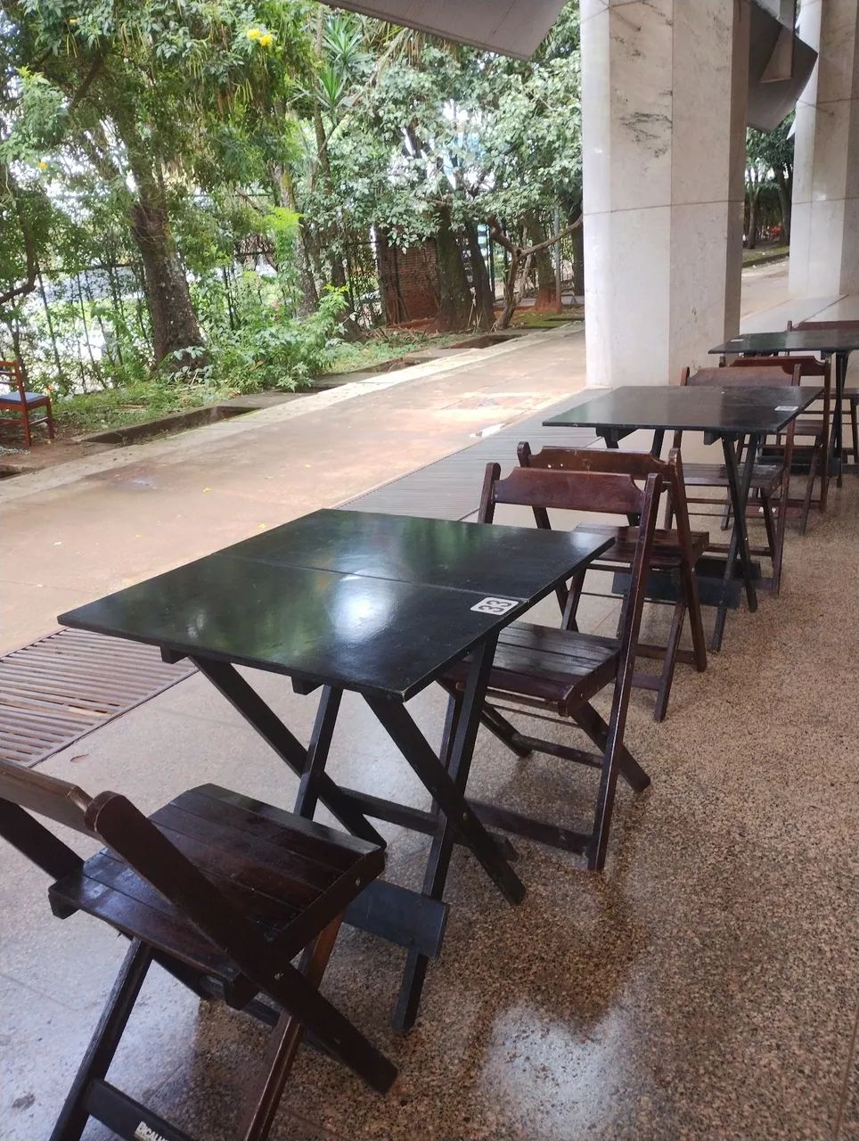 1 Conjunto de Cadeiras Dobráveis para Restaurante - Impecável! - Foto 3