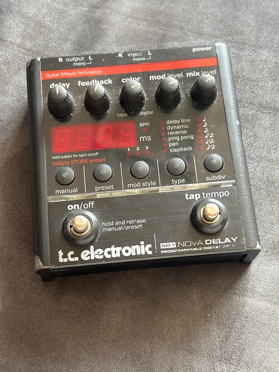 nova delay tc electronic
