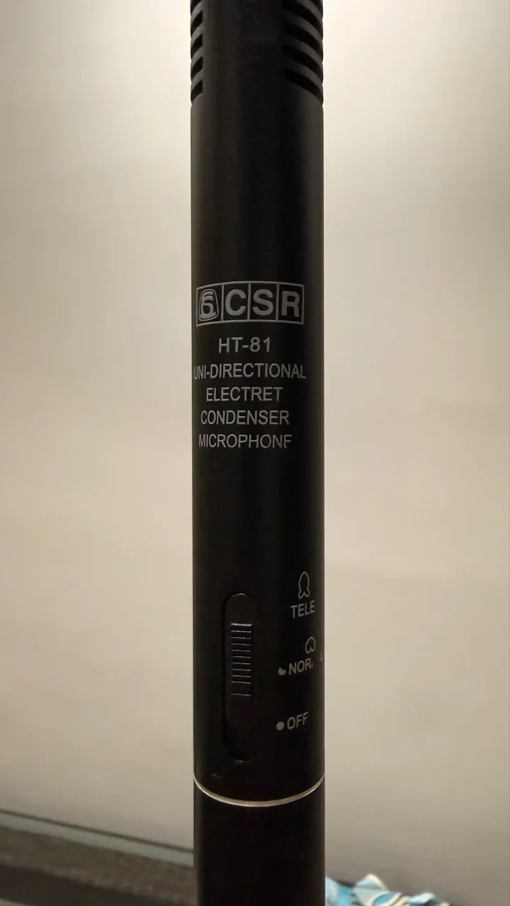 Microfone direcional condensador CSR !!!IMPERDÍVEL!!! - Foto 2