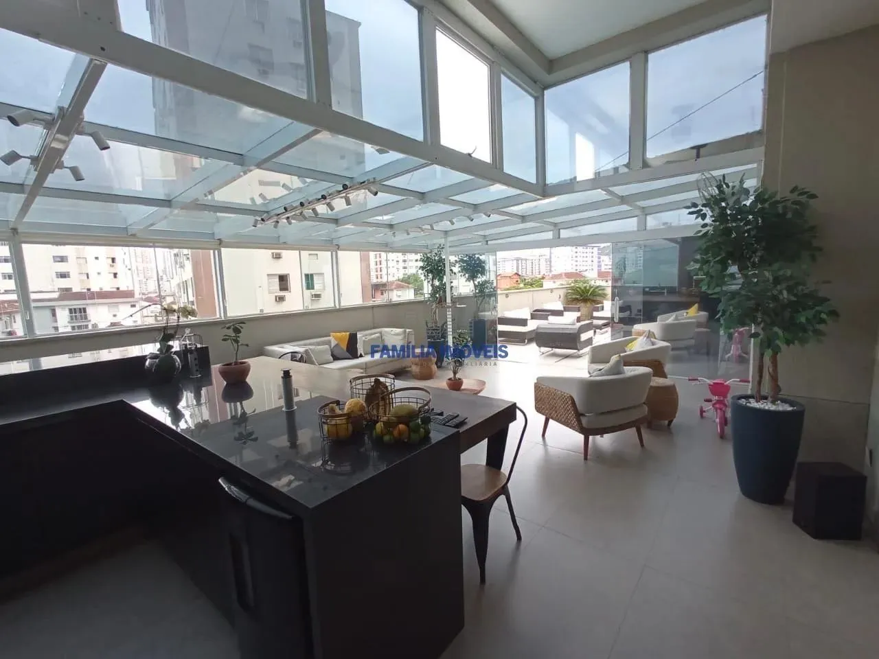 Comprar apartamento Garden 3 dormitórios 1 suíte lazer completo Santos SP